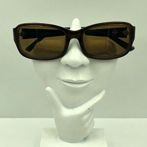 Nicole Miller Brown Oval Sunglasses Frames